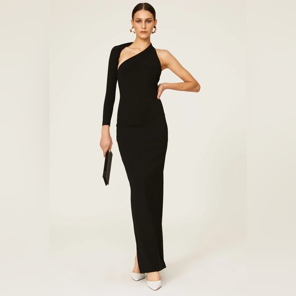 *SOLD Solace London Saren Maxi Dress in Black - Picture 1 of 5
